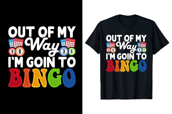 Download Casino Vintage Bingo T-shirt Design - Bingo Collection