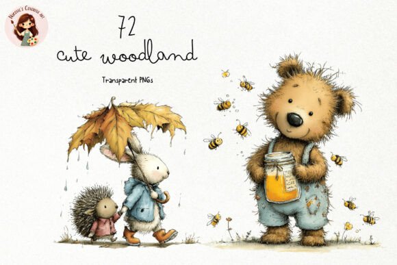 Download Cute Woodland Animals PNG Clipart - Woodland animals Collection
